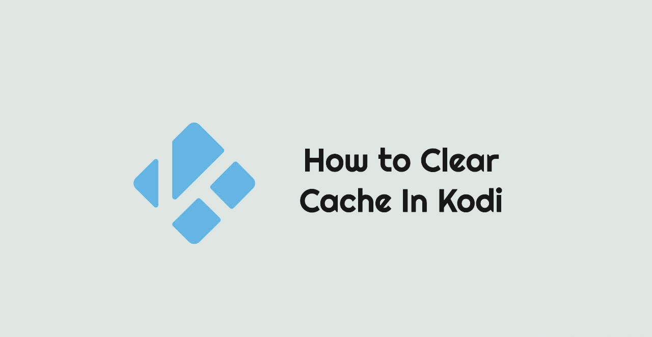 how to clear kodi cache