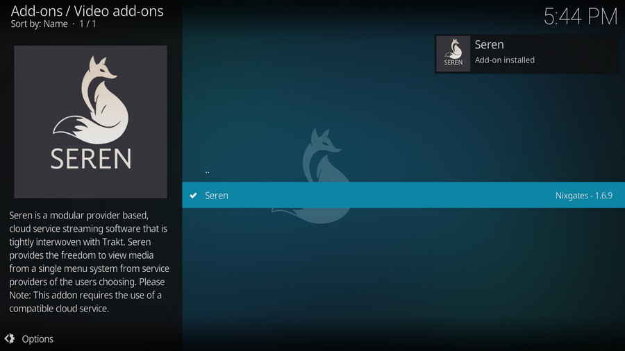 How to Install Seren Kodi Addon
